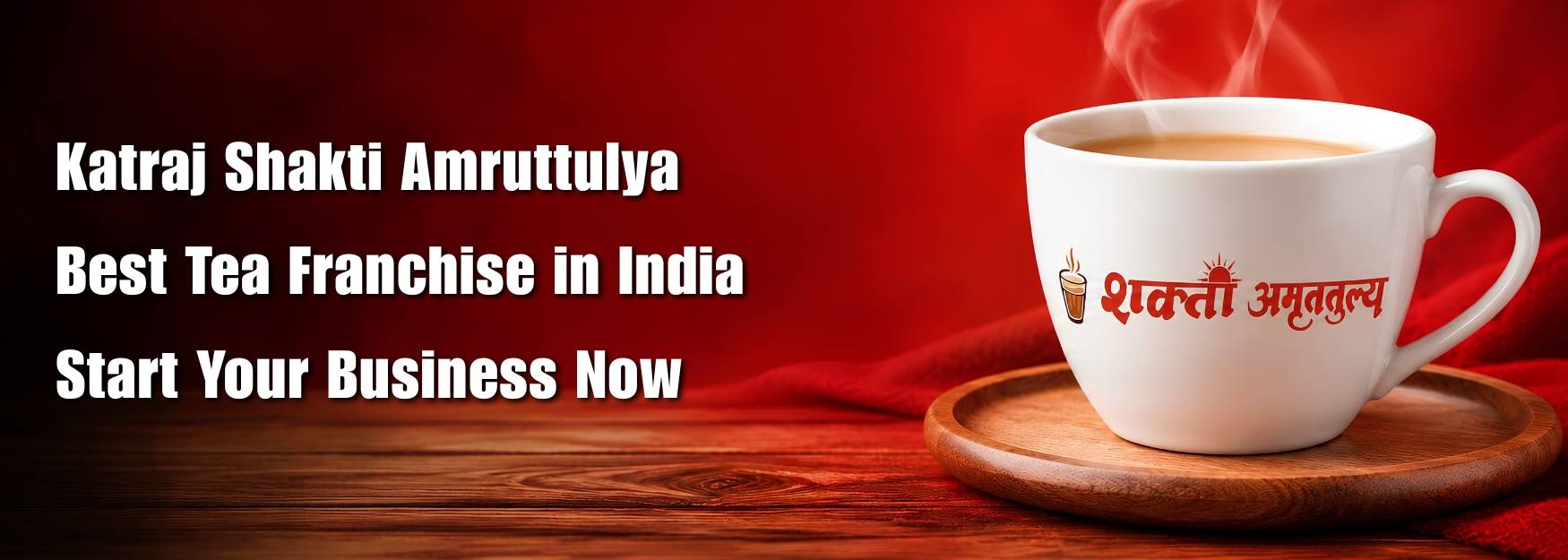 Shakti Amrutatulya tea franchise banner
